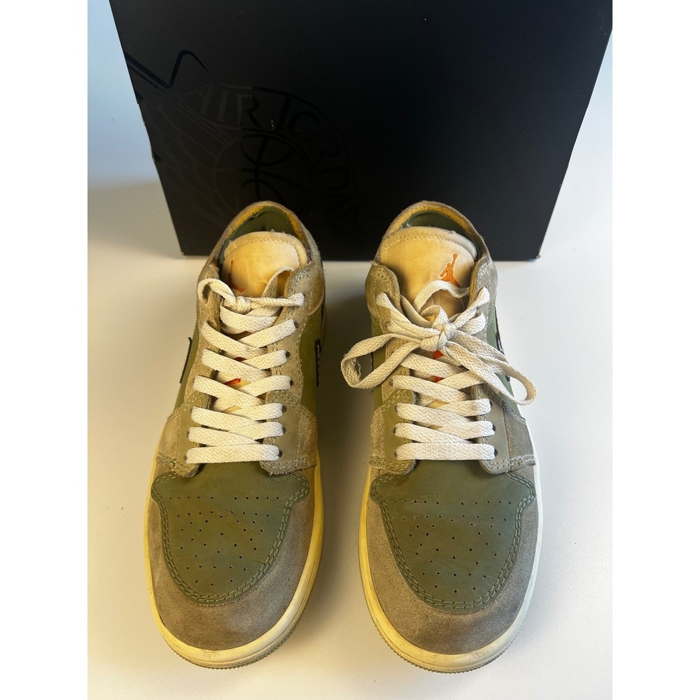 Nike Air Jordan 1 Low SE Craft Sky J Olive Celadon Black Sneaker FD6819-300 Sz 8